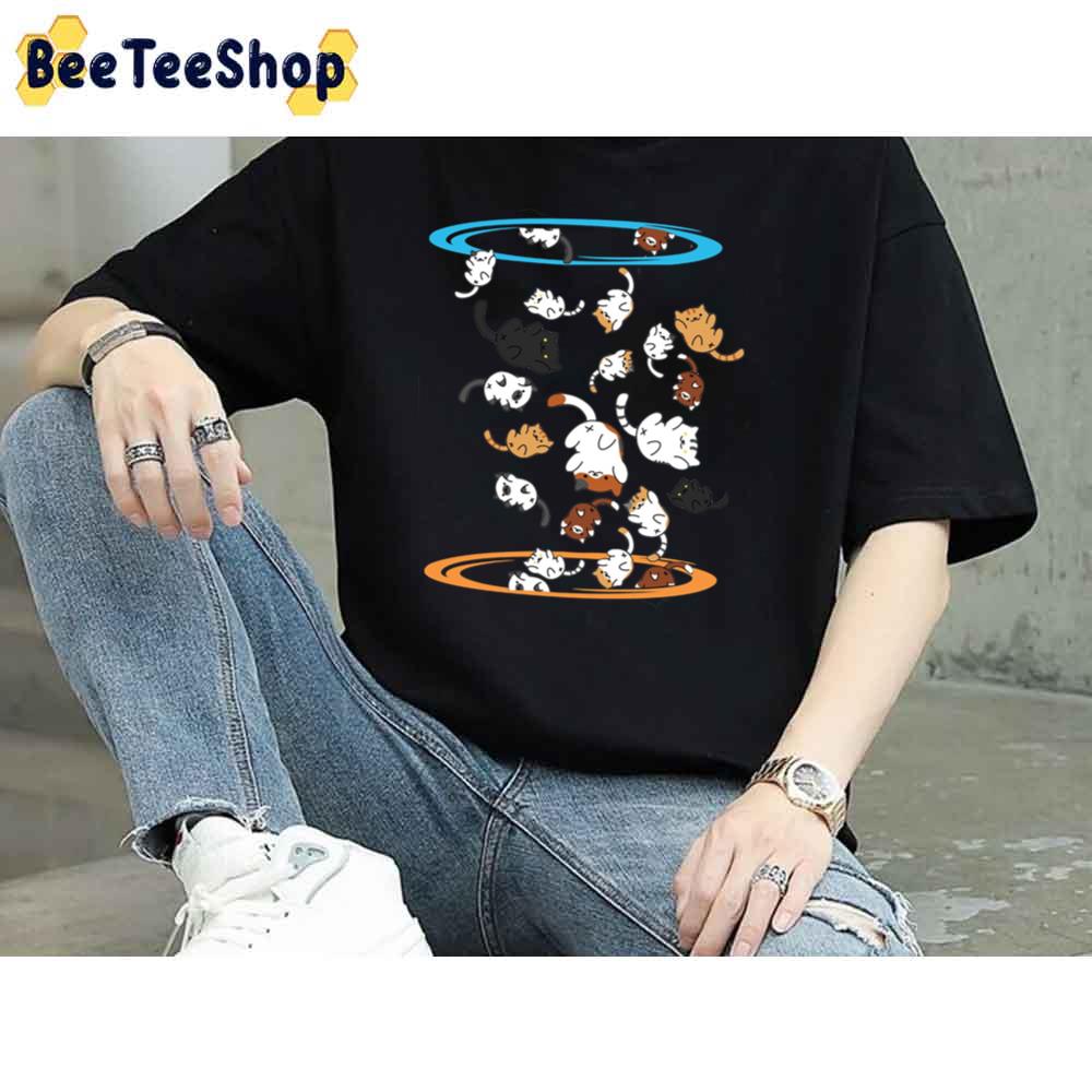 Cute Cat Neko Portals Unisex T-Shirt Cute Cat Neko Portals Unisex T-Shirt