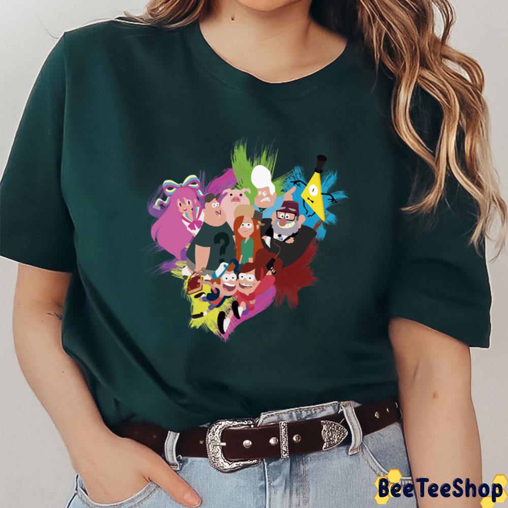 Cute Characters Gravity Falls Unisex T-Shirt Cute Characters Gravity Falls Unisex T-Shirt