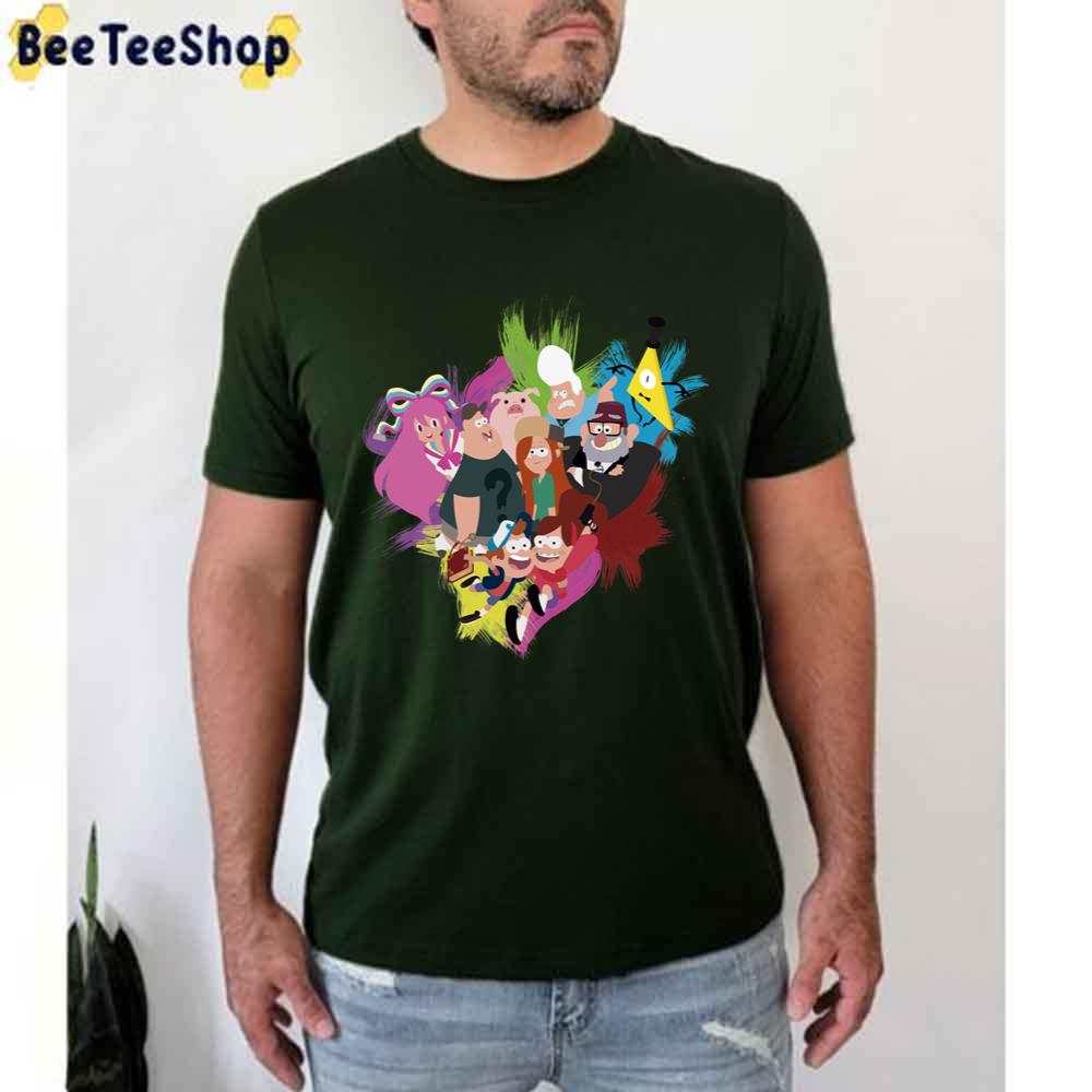 Cute Characters Gravity Falls Unisex T-Shirt Cute Characters Gravity Falls Unisex T-Shirt