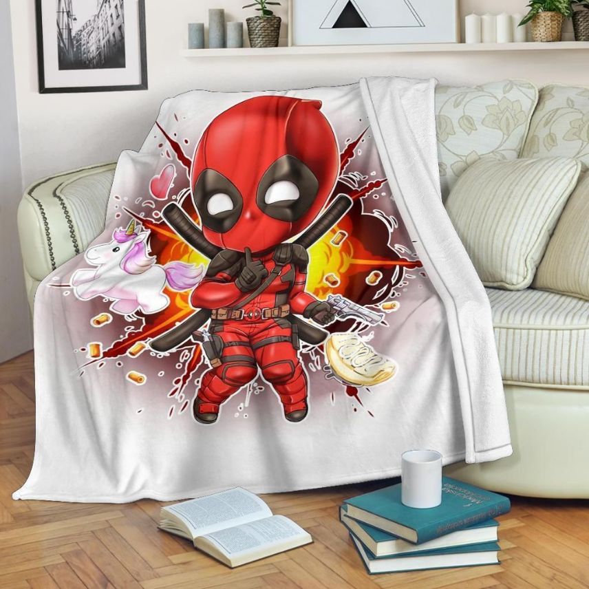 Cute Deadpool Marvel Fleece Blanket Gift For Fan, Premium Comfy Sofa Throw Blanket Gift Cute Deadpool Marvel Fleece Blanket Gift For Fan, Premium Comfy Sofa Throw Blanket Gift