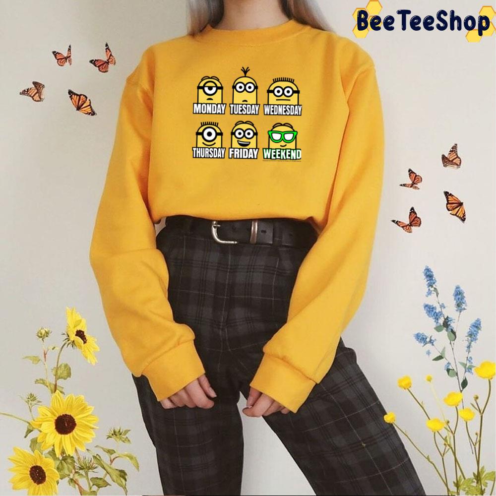 Cute Minions Expressions Of The Week Unisex T-Shirt Cute Minions Expressions Of The Week Unisex T-Shirt