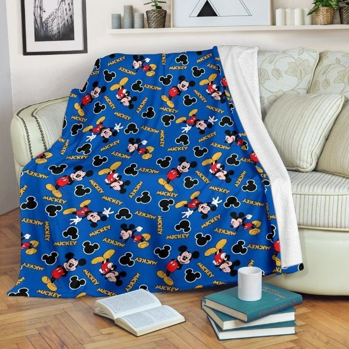 Cute Pattern Mickey Disney Fleece Blanket Gift For Fan, Premium Comfy Sofa Throw Blanket Gift Cute Pattern Mickey Disney Fleece Blanket Gift For Fan, Premium Comfy Sofa Throw Blanket Gift
