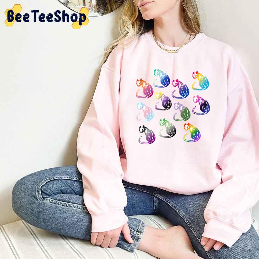 Cute Pride Allyship Cats Unisex T-Shirt Cute Pride Allyship Cats Unisex T-Shirt