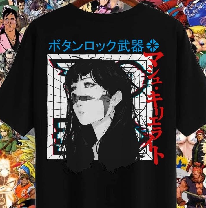 Cyberpunk Cyborg Girl Vaporwave Urban Style Unisex T-Shirt Cyberpunk Cyborg Girl Vaporwave Urban Style Unisex T-Shirt