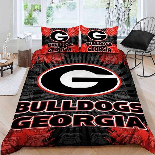Dark Style Georgia Bulldogs Bedding Set Dark Style Georgia Bulldogs Bedding Set