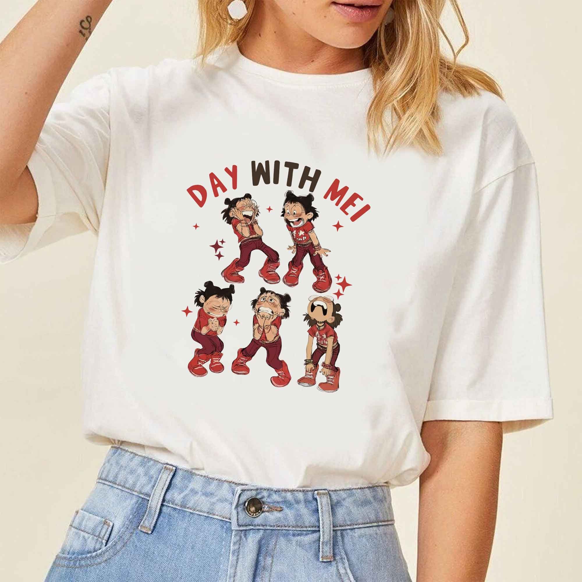 Day With Mei Turning Red Movie Unisex T-Shirt Day With Mei Turning Red Movie Unisex T-Shirt