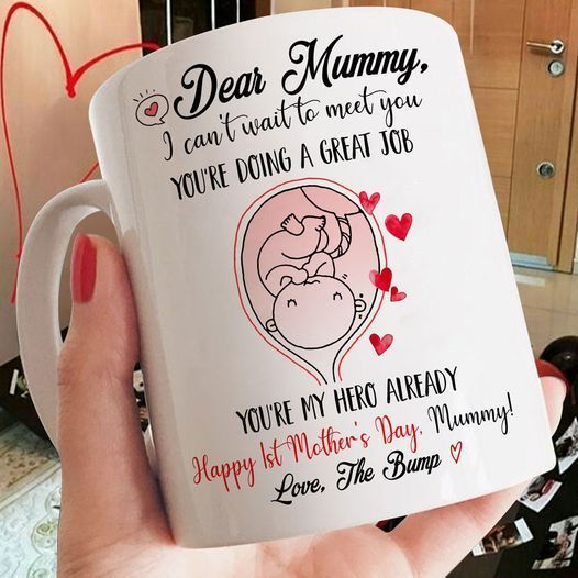 Dear Mummy I Can't Wait To Meet You You're Doing A Great Job You're My Hero Already Premium Sublime Ceramic Coffee Mug White Dear Mummy I Can't Wait To Meet You You're Doing A Great Job You're My Hero Already Premium Sublime Ceramic Coffee Mug White