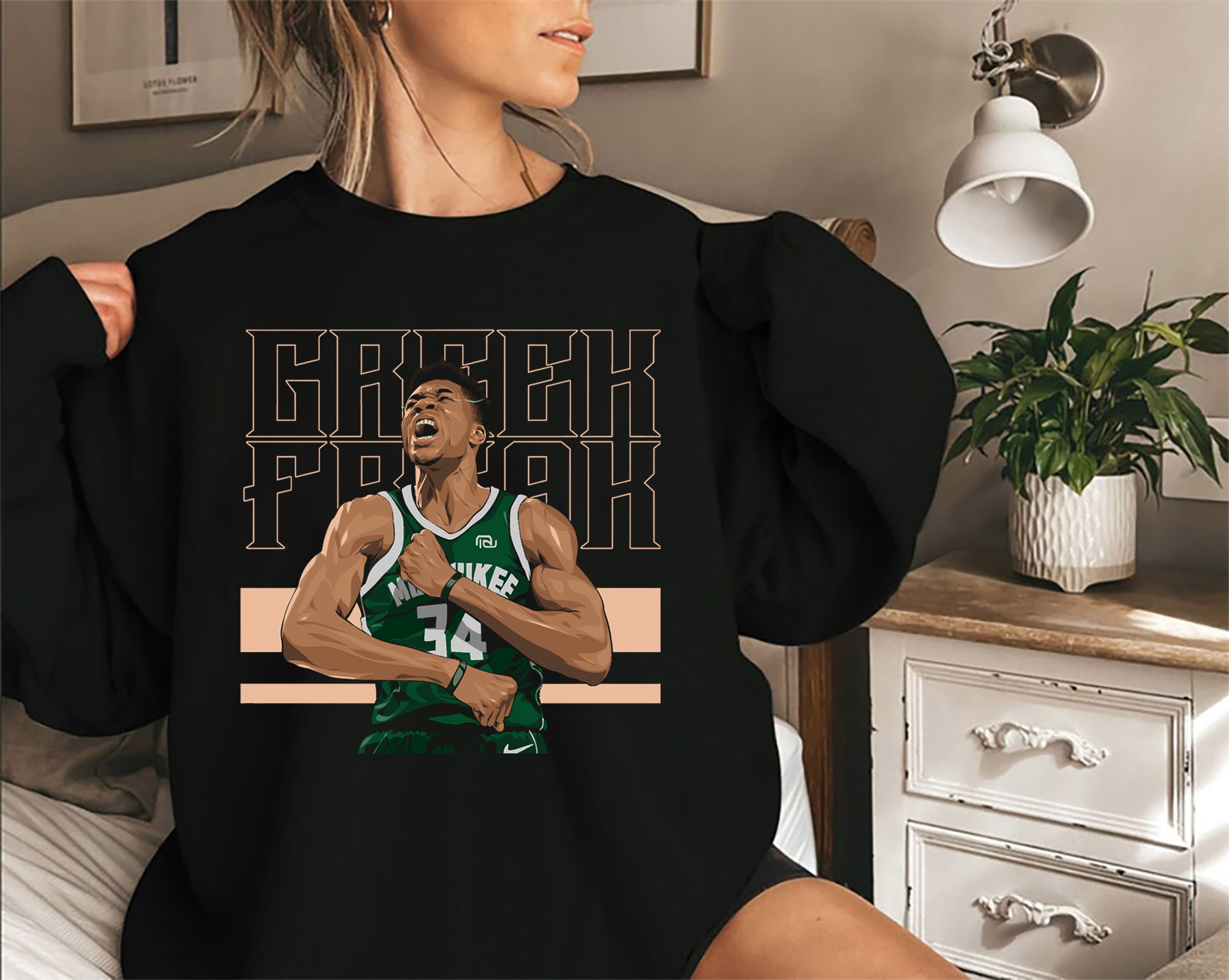 Digital Style Giannis Antetokounmpo Milwaukee Bucks Basketball Unisex Sweatshirt Digital Style Giannis Antetokounmpo Milwaukee Bucks Basketball Unisex Sweatshirt