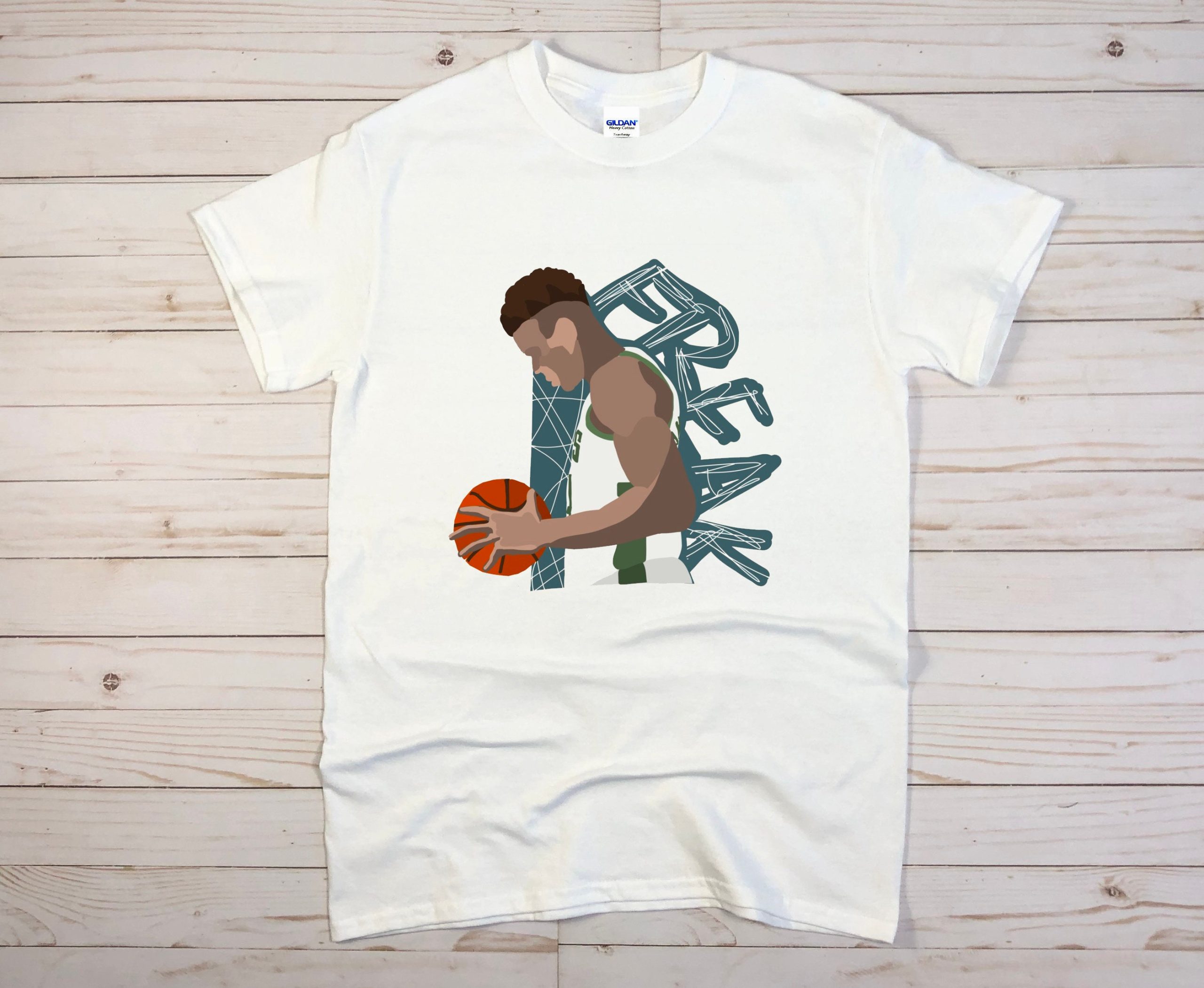 Digital Style Greek Freak Giannis Antetokounmpo Milwaukee Bucks Basketball Unisex T-Shirt Digital Style Greek Freak Giannis Antetokounmpo Milwaukee Bucks Basketball Unisex T-Shirt