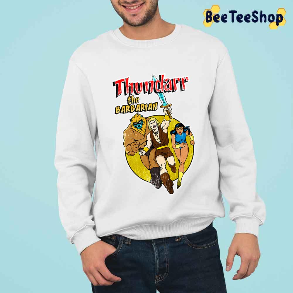Distressed Thundarr The Barbarian Unisex T-Shirt Distressed Thundarr The Barbarian Unisex T-Shirt