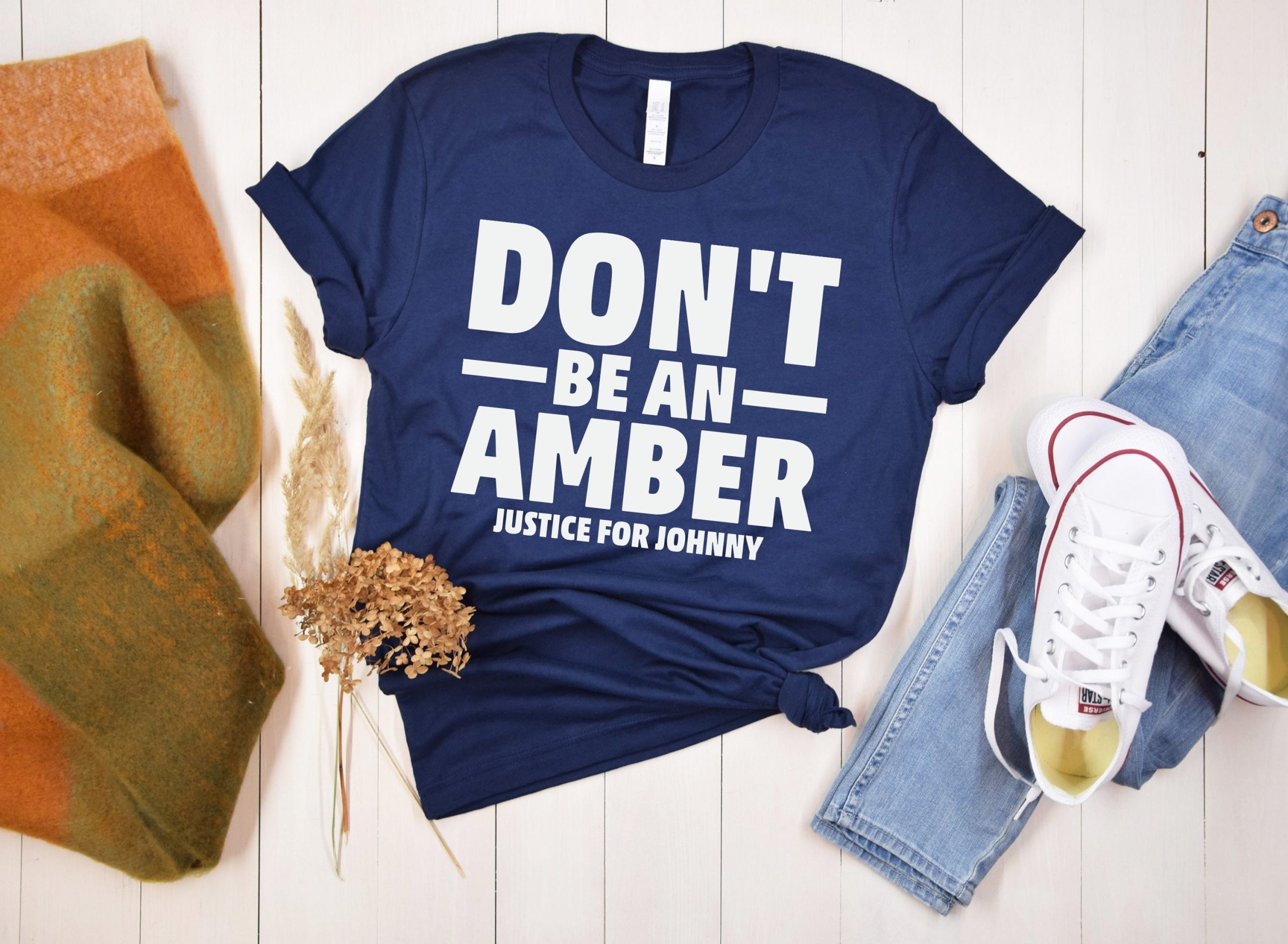 Don't Be An Amber Justice For Johnny Depp Unisex T-Shirt Don't Be An Amber Justice For Johnny Depp Unisex T-Shirt