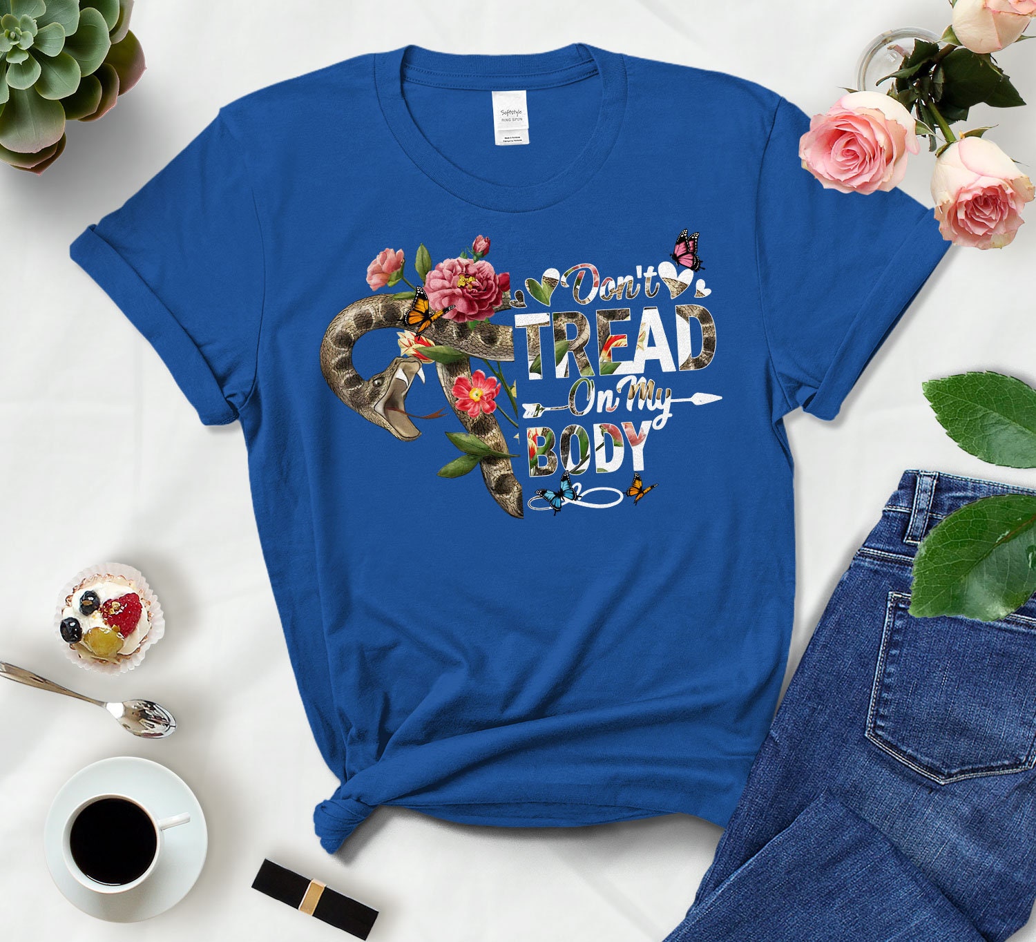 Don't Tread On My Body Uterus Snake Pro-Choice Unisex T-Shirt Don't Tread On My Body Uterus Snake Pro-Choice Unisex T-Shirt
