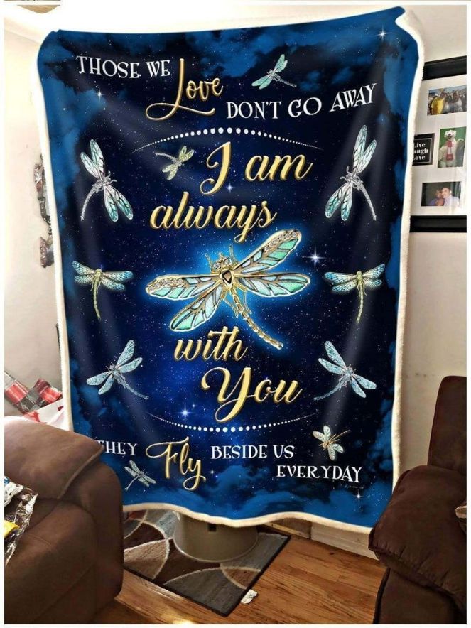 Dragonfly I Am Always With You Premium Comfy Sofa Throw Blanket Dragonfly I Am Always With You Premium Comfy Sofa Throw Blanket