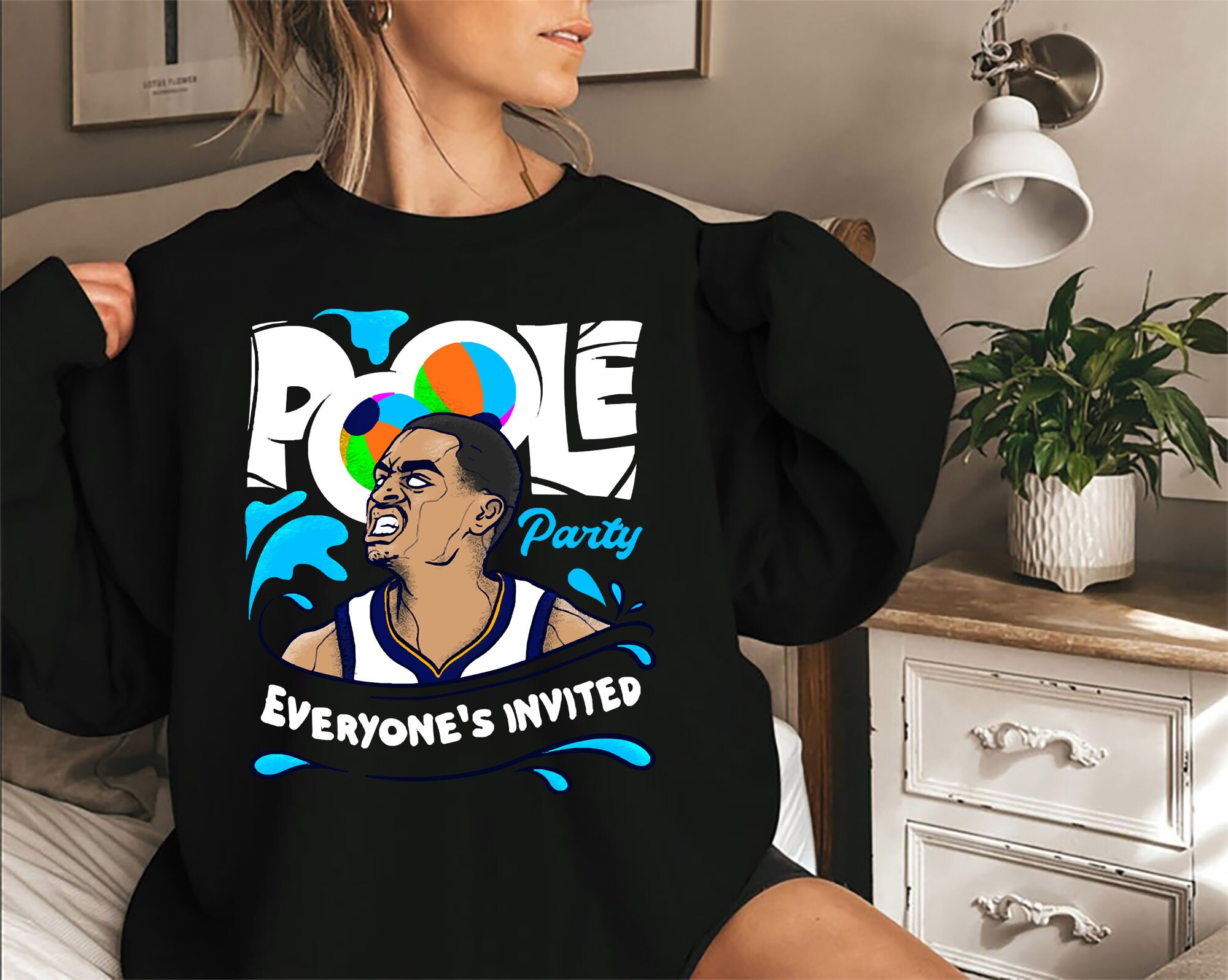 Everyone's Invited Jordan Poole Party Golden State Warriors Basketball Unsiex T-Shirt Everyone's Invited Jordan Poole Party Golden State Warriors Basketball Unsiex T-Shirt