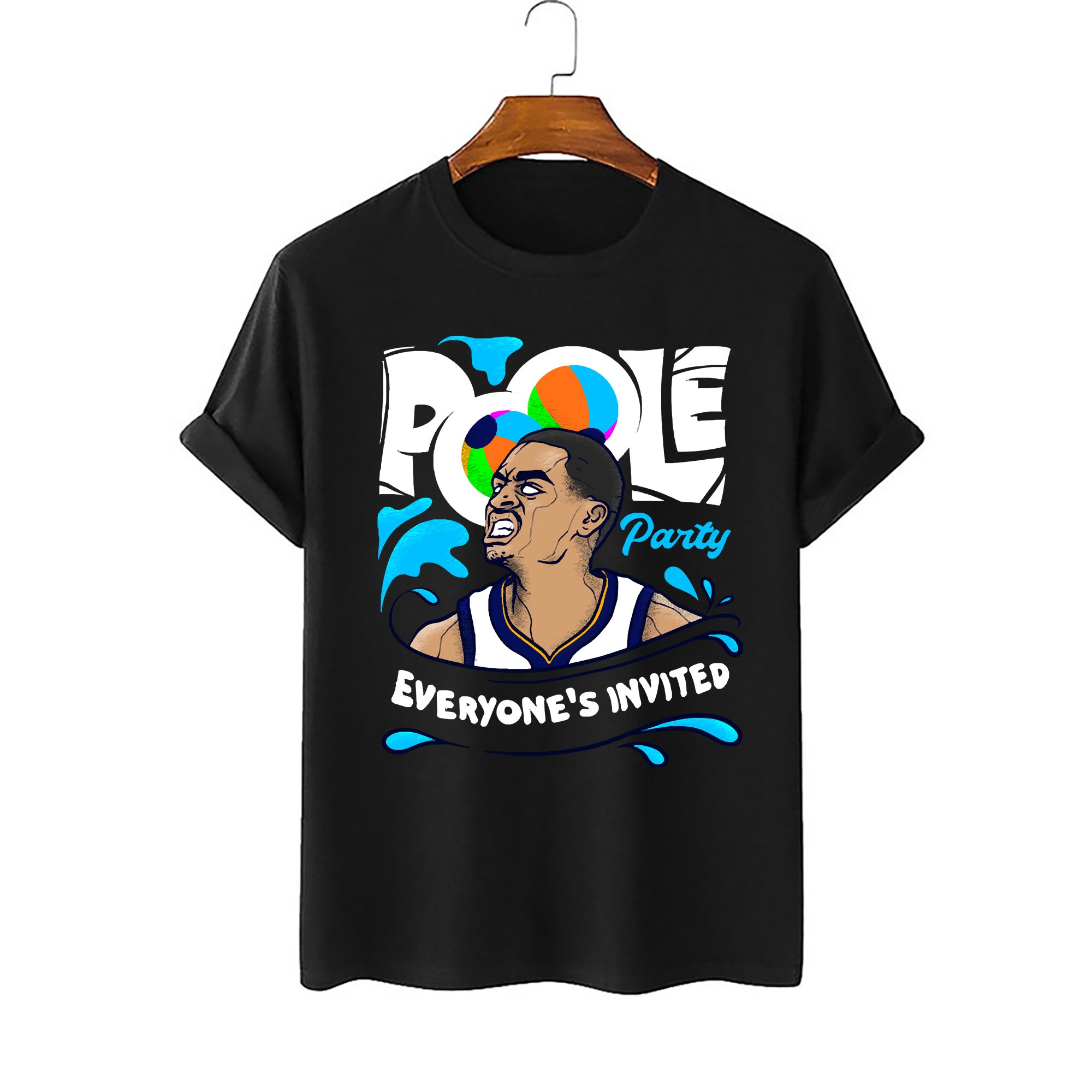Everyone's Invited Jordan Poole Party Golden State Warriors Basketball Unsiex T-Shirt Everyone's Invited Jordan Poole Party Golden State Warriors Basketball Unsiex T-Shirt