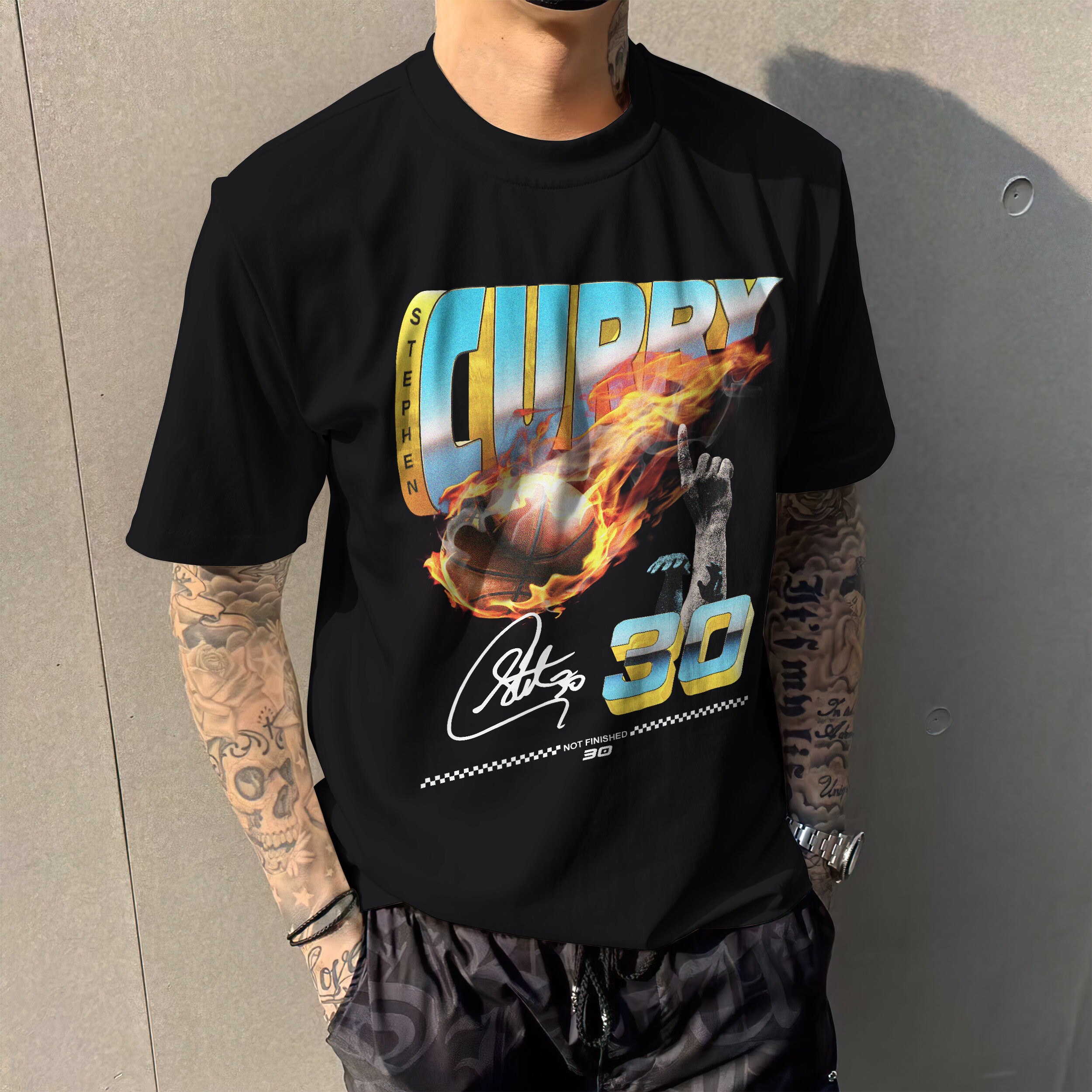 Fire Basketball Steph Curry 30 Golden State Warriors Unisex T-Shirt Fire Basketball Steph Curry 30 Golden State Warriors Unisex T-Shirt