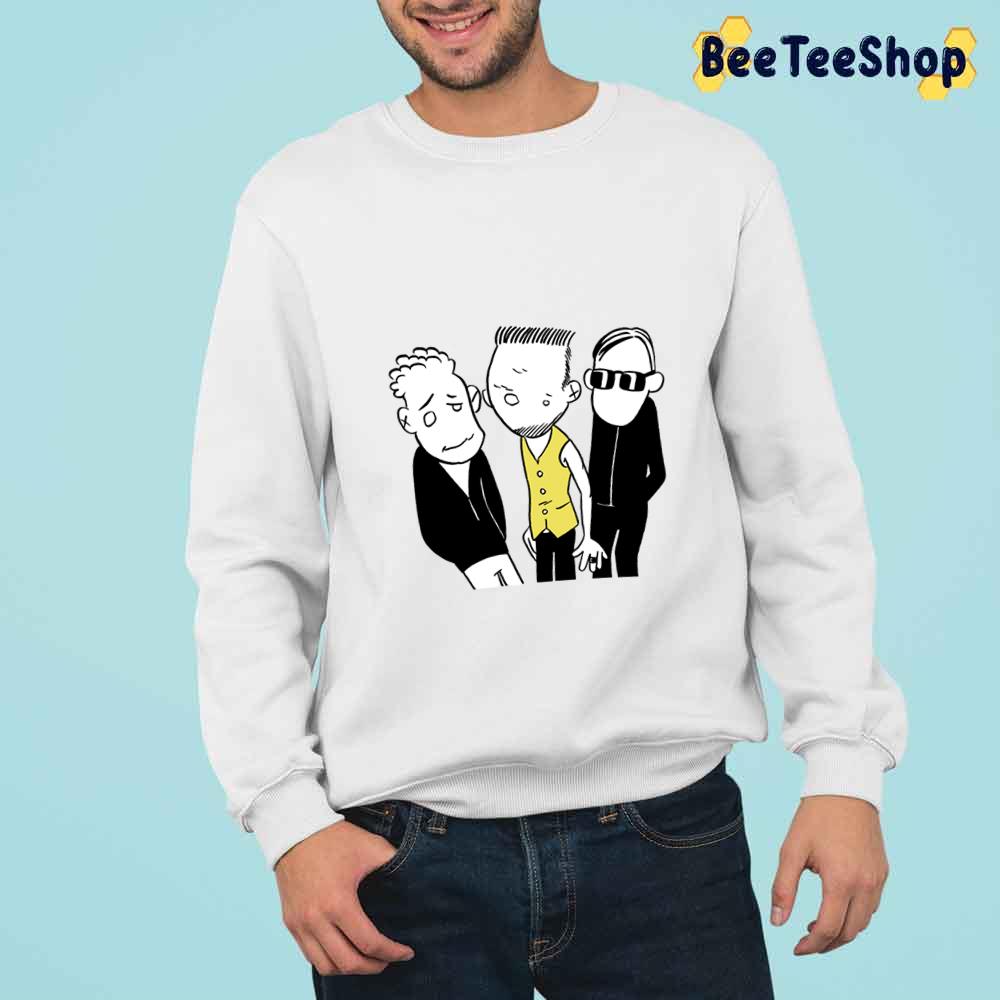 Funny Cartoon Depeche Mode Stylized Yellow Version Unisex T-Shirt Funny Cartoon Depeche Mode Stylized Yellow Version Unisex T-Shirt