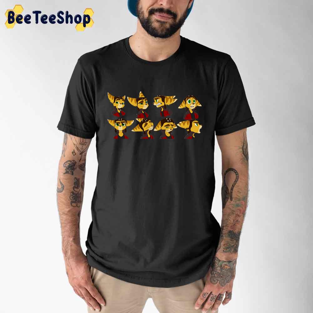 Funny Emotion Ratchet And Clank Unisex T-Shirt Funny Emotion Ratchet And Clank Unisex T-Shirt