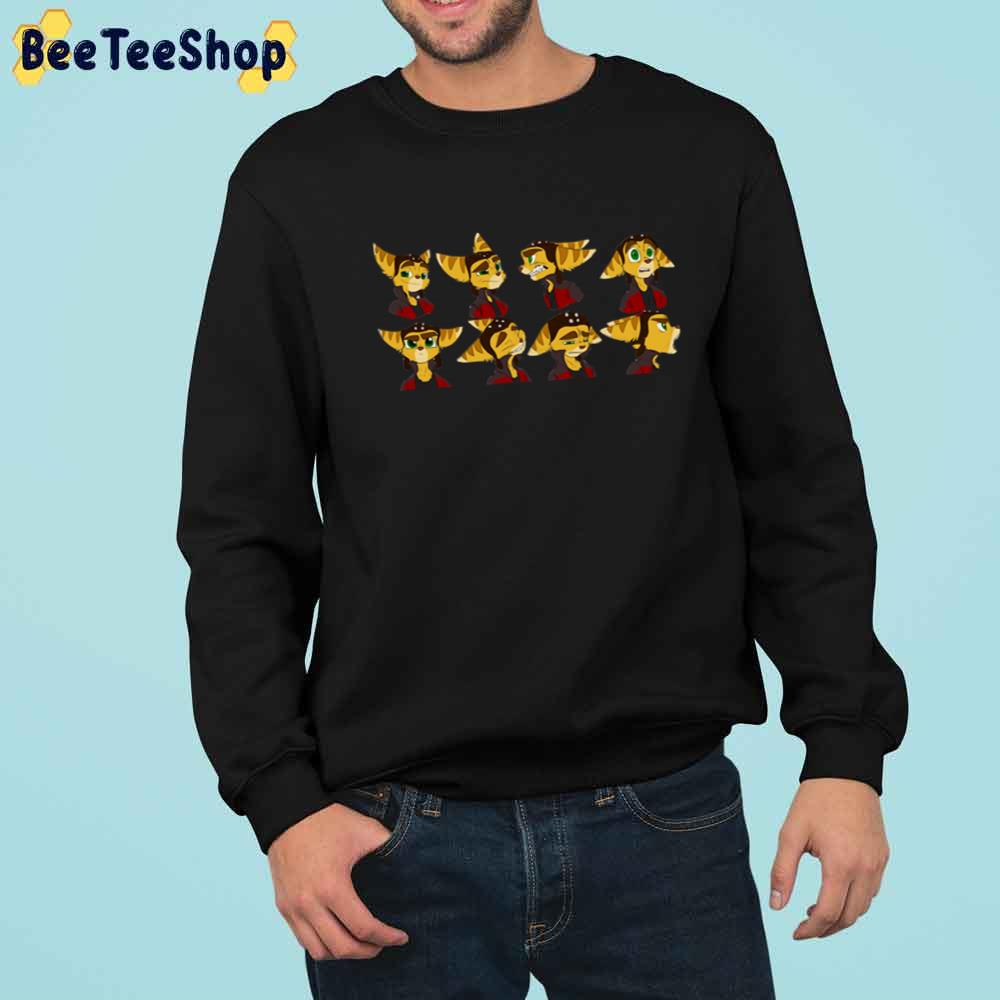 Funny Emotion Ratchet And Clank Unisex T-Shirt Funny Emotion Ratchet And Clank Unisex T-Shirt
