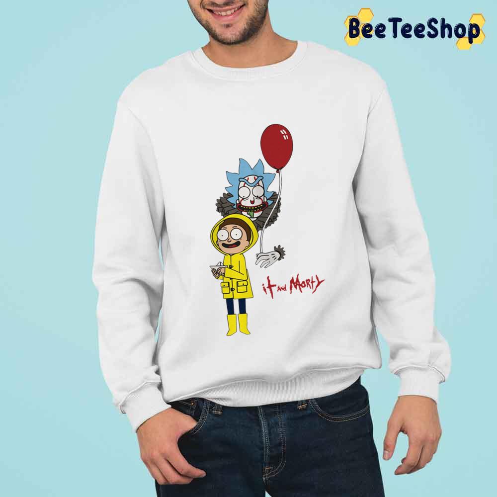 Funny Halloween It And Morty Pennywise Unisex T-Shirt Funny Halloween It And Morty Pennywise Unisex T-Shirt