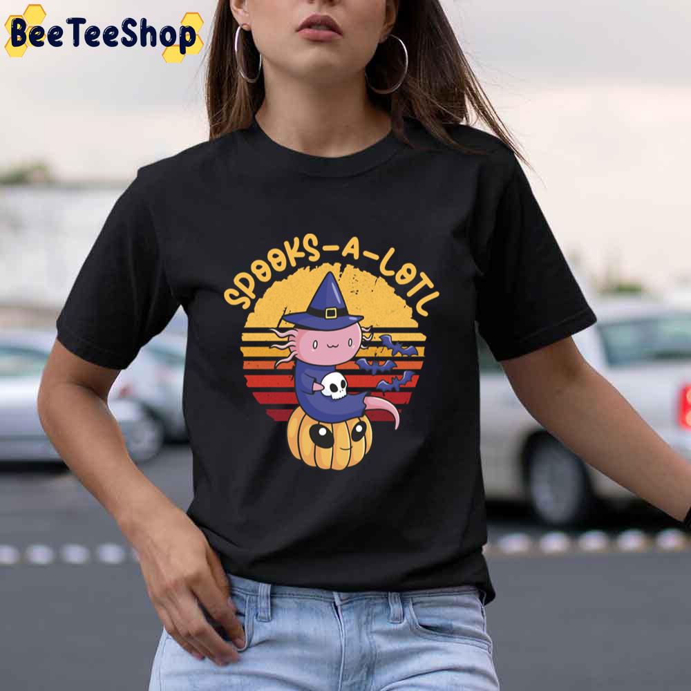 Funny Halloween Spooks-A-Lotl Pastel Kawaii Axolotl Unisex T-Shirt Funny Halloween Spooks-A-Lotl Pastel Kawaii Axolotl Unisex T-Shirt