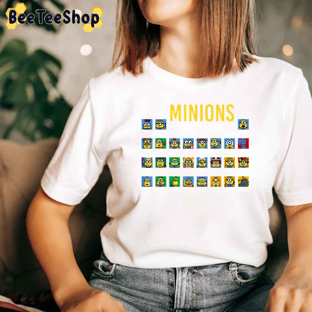 Funny Minion Emotion Unisex T-Shirt Funny Minion Emotion Unisex T-Shirt