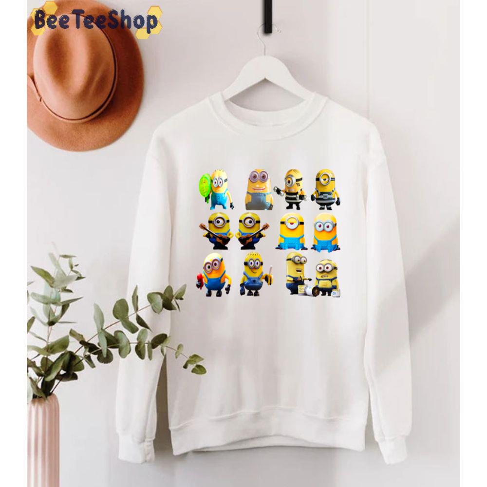 Funny Minion Sticker Unisex T-Shirt Funny Minion Sticker Unisex T-Shirt