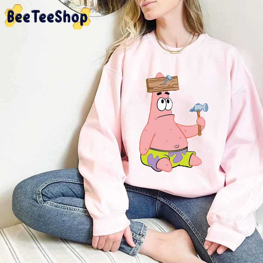 Funny Patrick Star With Iron Hammer Unisex T-Shirt Funny Patrick Star With Iron Hammer Unisex T-Shirt
