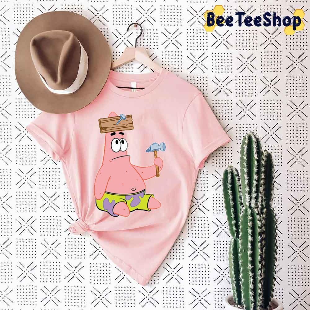 Funny Patrick Star With Iron Hammer Unisex T-Shirt Funny Patrick Star With Iron Hammer Unisex T-Shirt