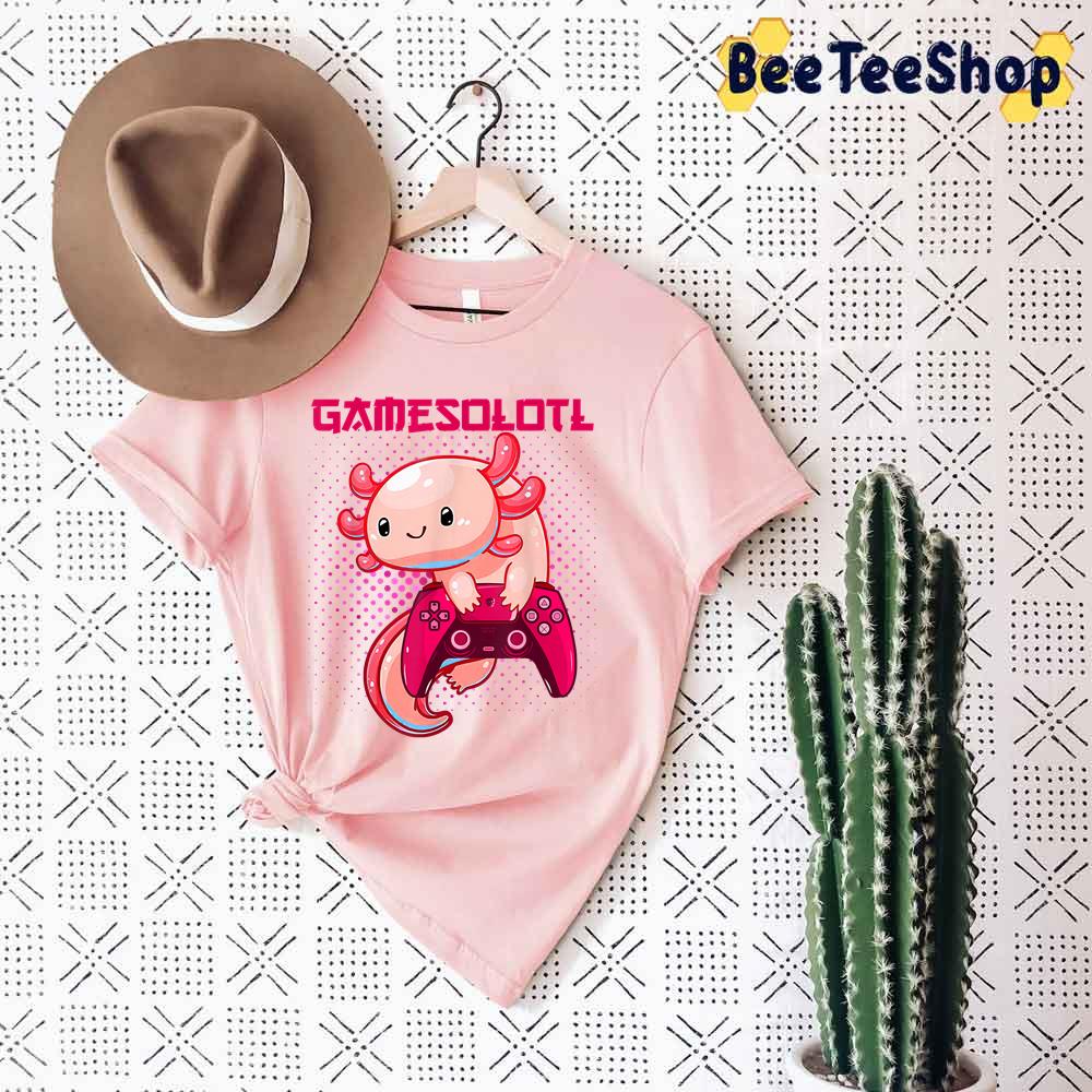 Gamer Axolotl Lover Cute Axolotl Gamers Unisex T-Shirt Gamer Axolotl Lover Cute Axolotl Gamers Unisex T-Shirt