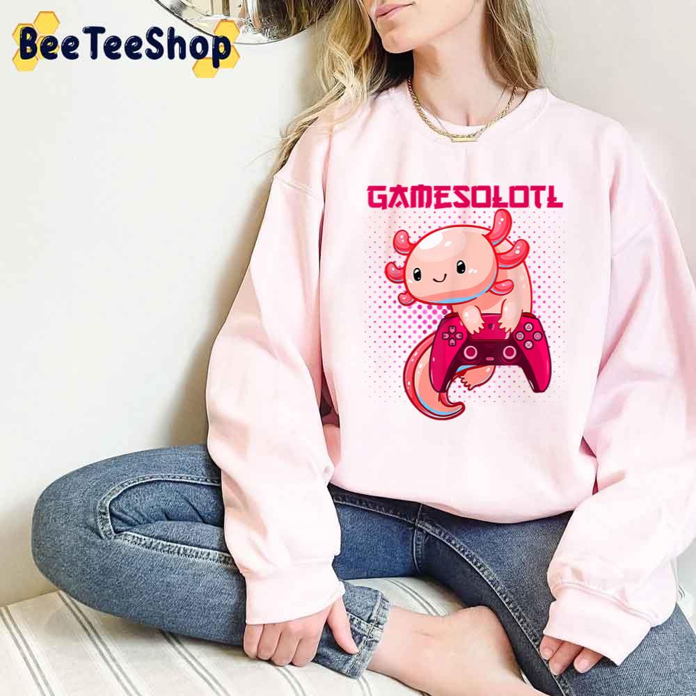 Gamer Axolotl Lover Cute Axolotl Gamers Unisex T-Shirt Gamer Axolotl Lover Cute Axolotl Gamers Unisex T-Shirt