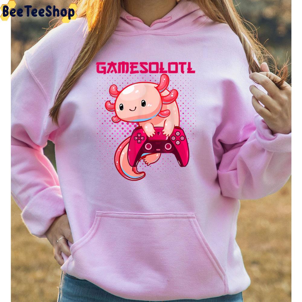 Gamer Axolotl Lover Cute Axolotl Gamers Unisex T-Shirt Gamer Axolotl Lover Cute Axolotl Gamers Unisex T-Shirt