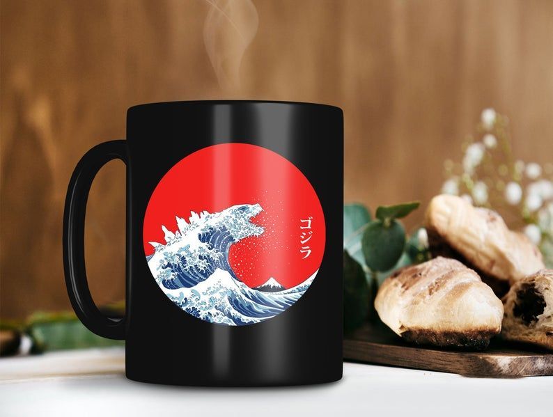 Godzilla In The Great Wave Off Kanagawa Art Mug Godzilla Vs Kong Mug Retro Vintage Mug Premium Sublime Ceramic Coffee Mug Black Godzilla In The Great Wave Off Kanagawa Art Mug Godzilla Vs Kong Mug Retro Vintage Mug Premium Sublime Ceramic Coffee Mug Black