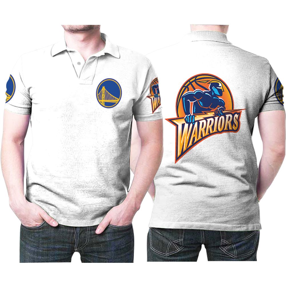 Golden State Warrior Basketball Classic Mascot Logo Gift For Warrior Fans White Polo Shirt All Over Print Shirt 3d T-shirt Golden State Warrior Basketball Classic Mascot Logo Gift For Warrior Fans White Polo Shirt All Over Print Shirt 3d T-shirt