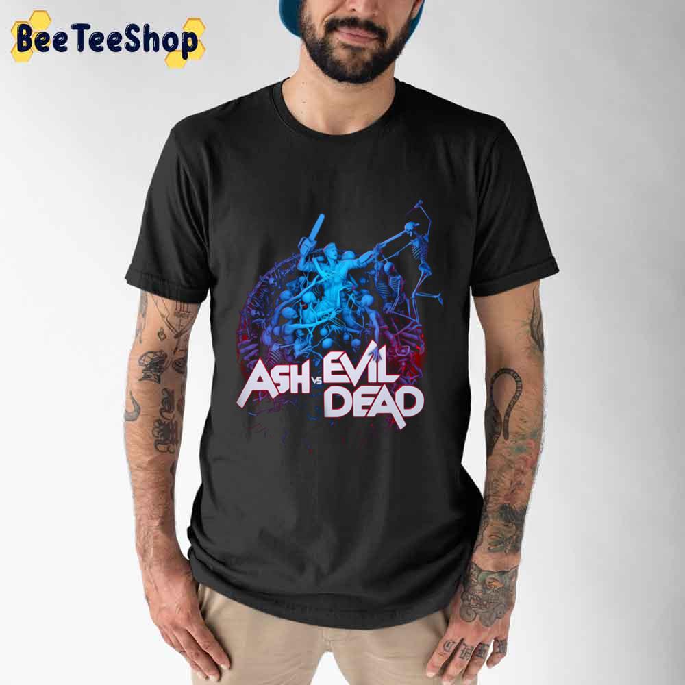 Gradient Style Ash Vs Evil Dead Unisex T-Shirt Gradient Style Ash Vs Evil Dead Unisex T-Shirt