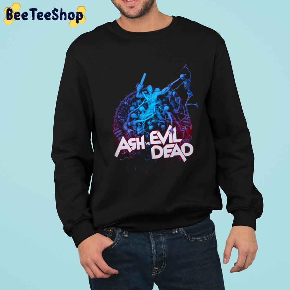 Gradient Style Ash Vs Evil Dead Unisex T-Shirt Gradient Style Ash Vs Evil Dead Unisex T-Shirt