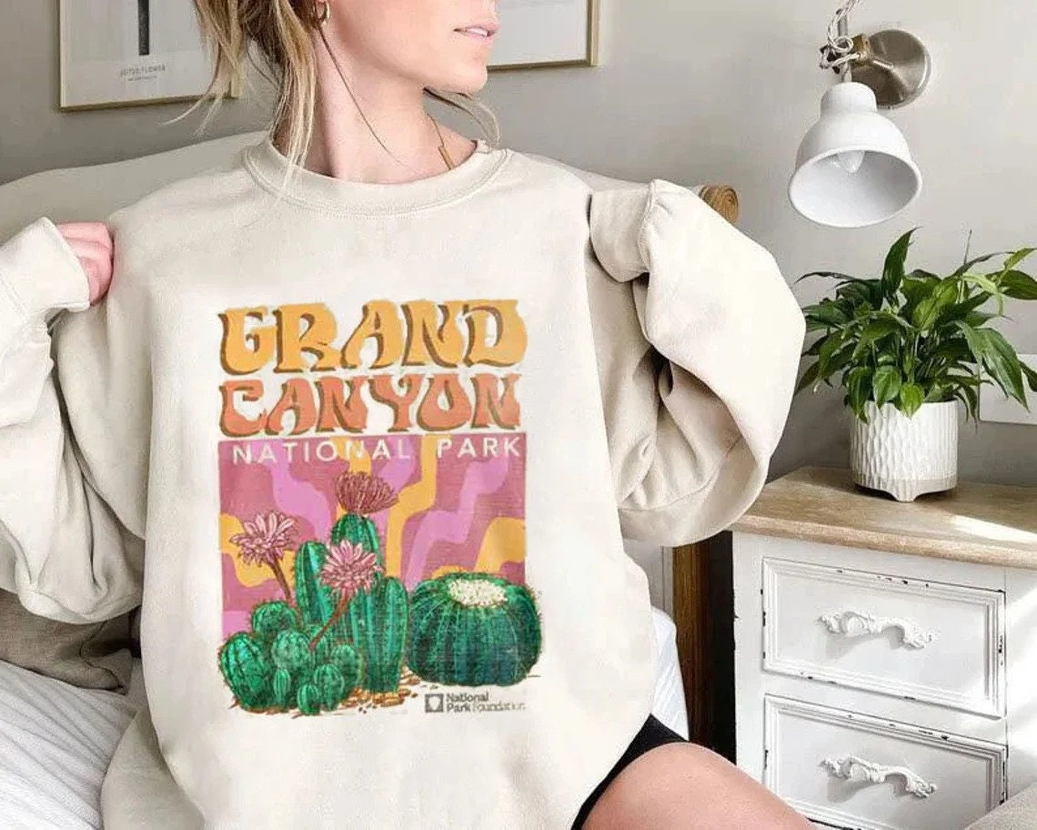 Grand Canyon National Parks Psychedelic Cacti Bad Bunny Unisex T-Shirt Grand Canyon National Parks Psychedelic Cacti Bad Bunny Unisex T-Shirt