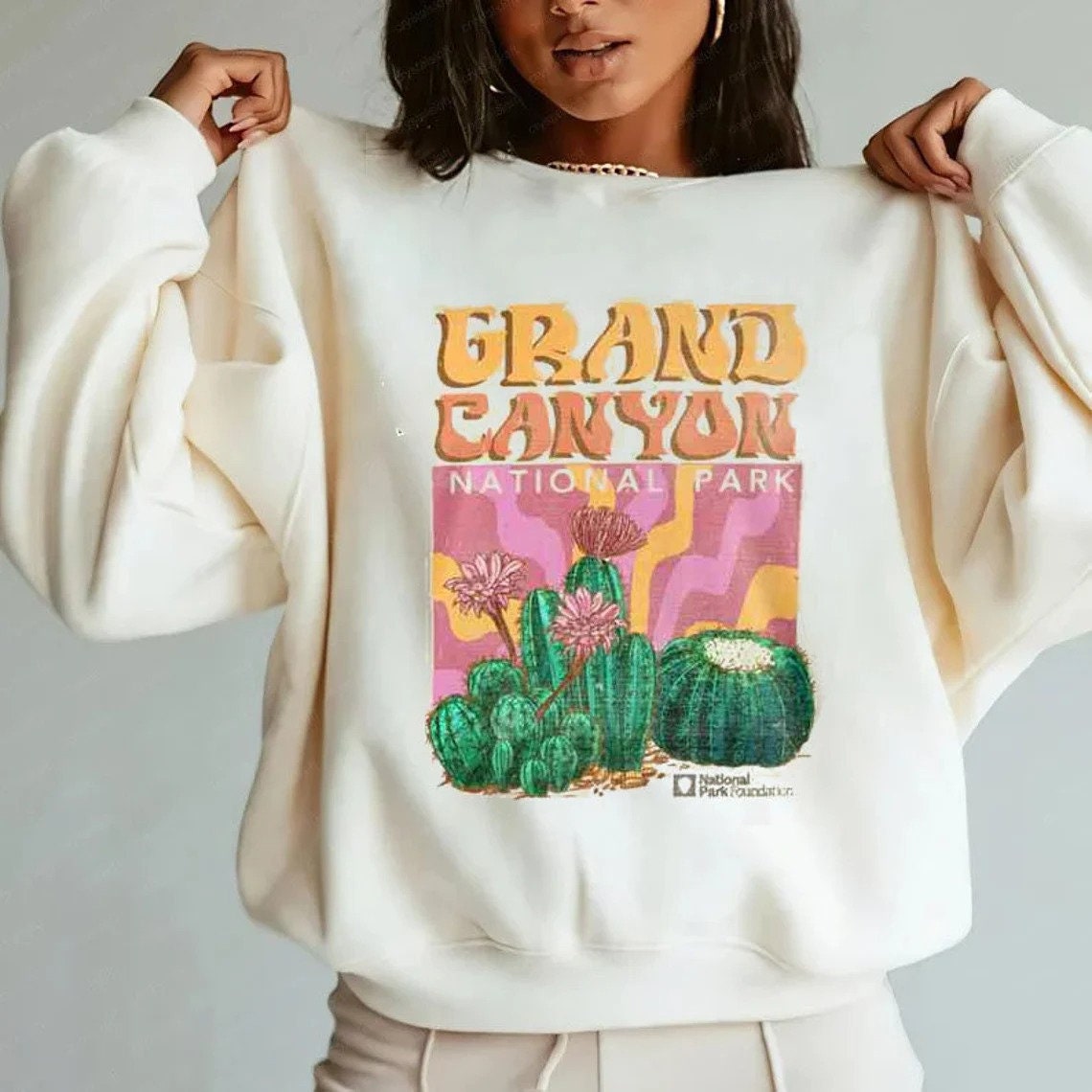 Grand Canyon National Parks Psychedelic Cacti Bad Bunny Unisex T-Shirt Grand Canyon National Parks Psychedelic Cacti Bad Bunny Unisex T-Shirt
