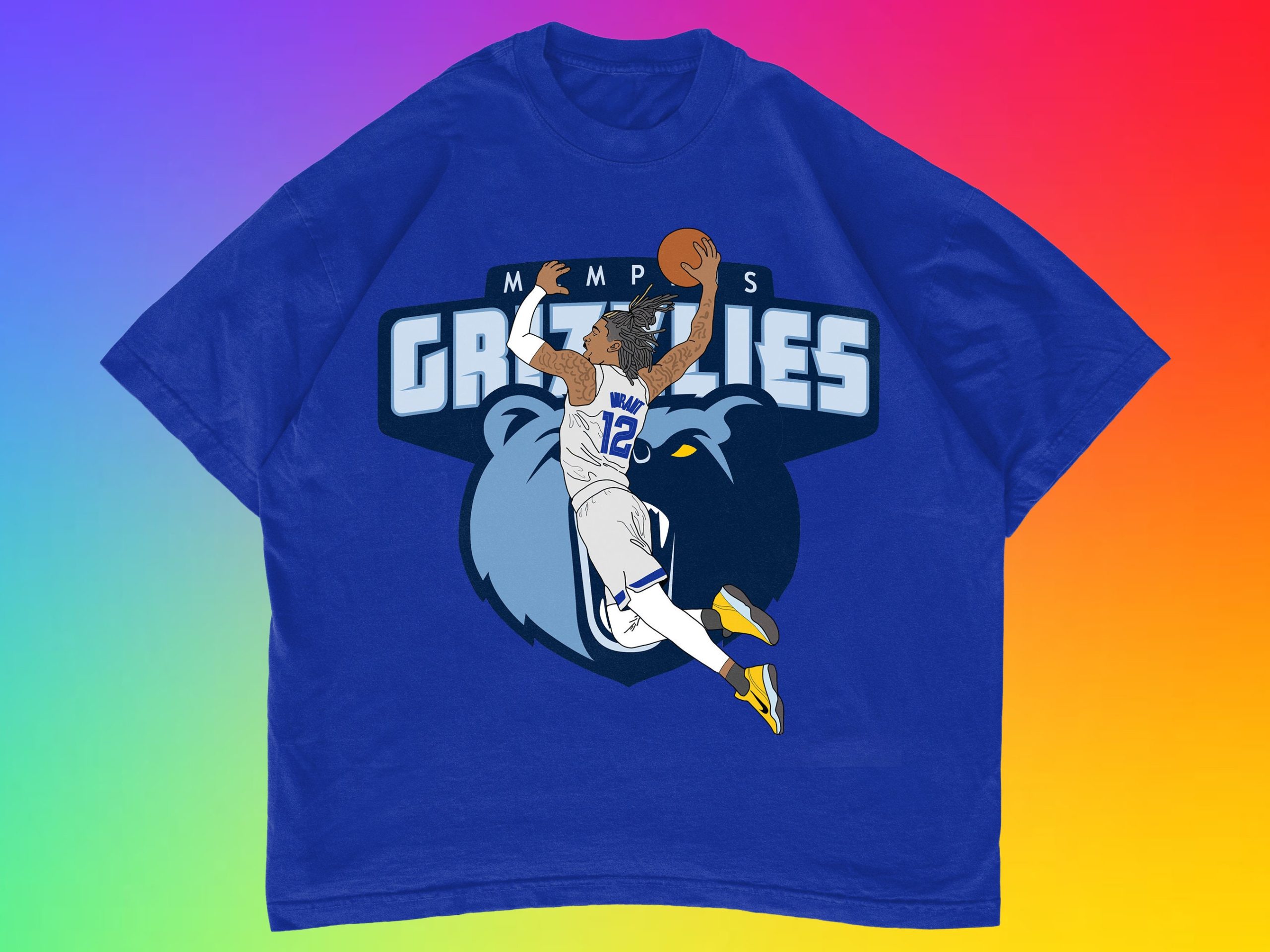 Graphic Design Ja Morant 12 Memphis Grizzlies Basketball Unisex T-Shirt Graphic Design Ja Morant 12 Memphis Grizzlies Basketball Unisex T-Shirt