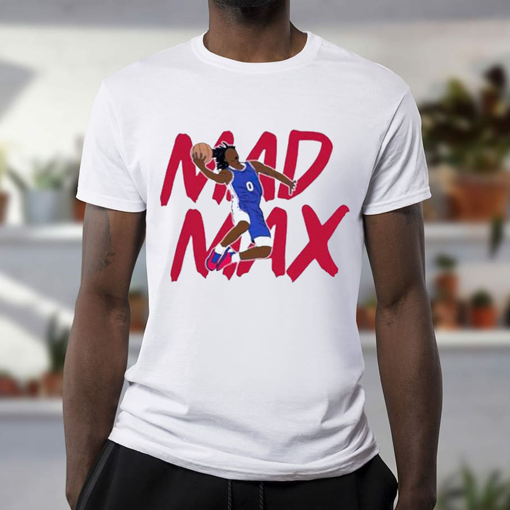 Graphic Tyrese Maxey Mad Philadelphia 76ers Basketball Unisex T-Shirt Graphic Tyrese Maxey Mad Philadelphia 76ers Basketball Unisex T-Shirt