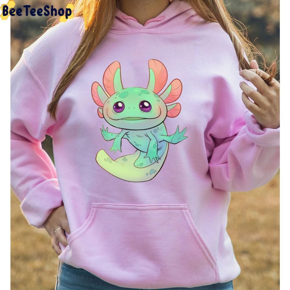 Green Color Axolotl Unisex T-Shirt Green Color Axolotl Unisex T-Shirt