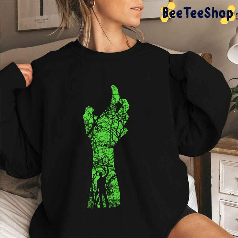 Green Evil Dead Hand's Up Unisex T-Shirt Green Evil Dead Hand's Up Unisex T-Shirt