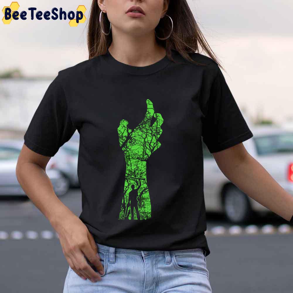 Green Evil Dead Hand's Up Unisex T-Shirt Green Evil Dead Hand's Up Unisex T-Shirt