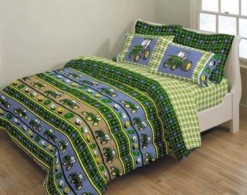 Green Style Tractor Bedding Sets Green Style Tractor Bedding Sets
