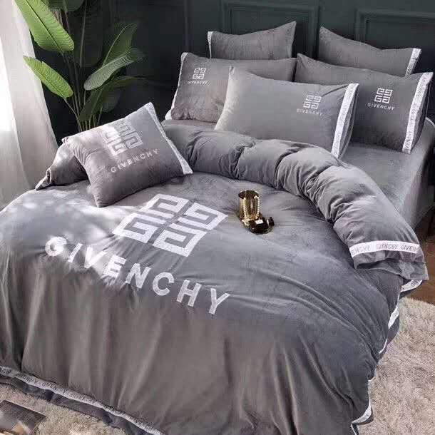 Grey Style Givenchy Logo Bedding Set Grey Style Givenchy Logo Bedding Set