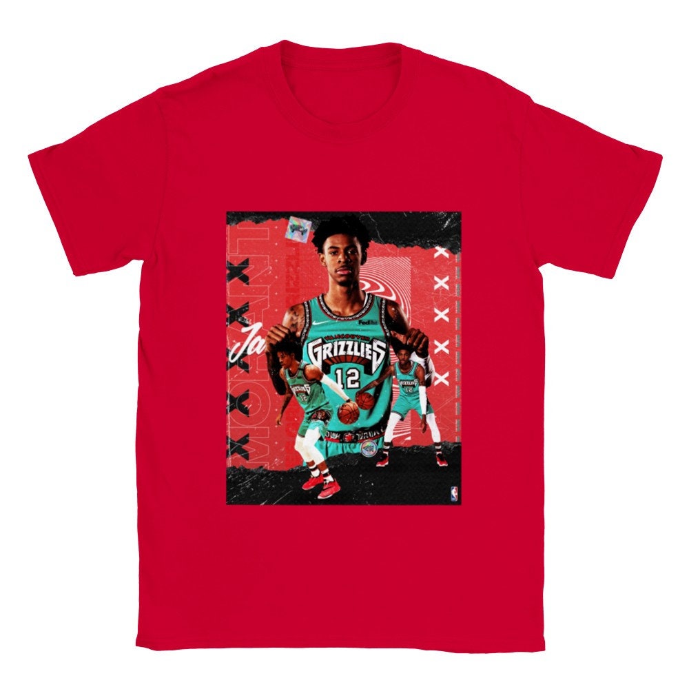Grunge Vintage Style Ja Morant Crewneck Basketball Unsiex T-Shirt Grunge Vintage Style Ja Morant Crewneck Basketball Unsiex T-Shirt