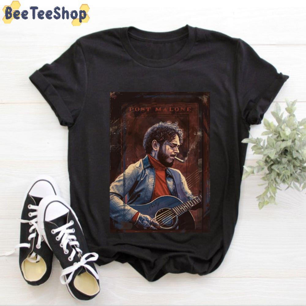 Guitar Post Malone Unisex T-Shirt Guitar Post Malone Unisex T-Shirt