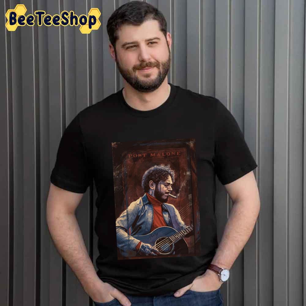 Guitar Post Malone Unisex T-Shirt Guitar Post Malone Unisex T-Shirt