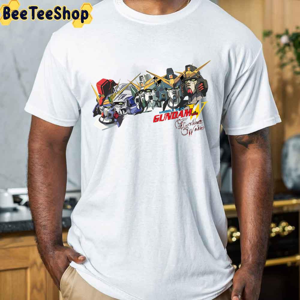 Gundam Wing Endless Waltz All Five Unisex T-Shirt Gundam Wing Endless Waltz All Five Unisex T-Shirt