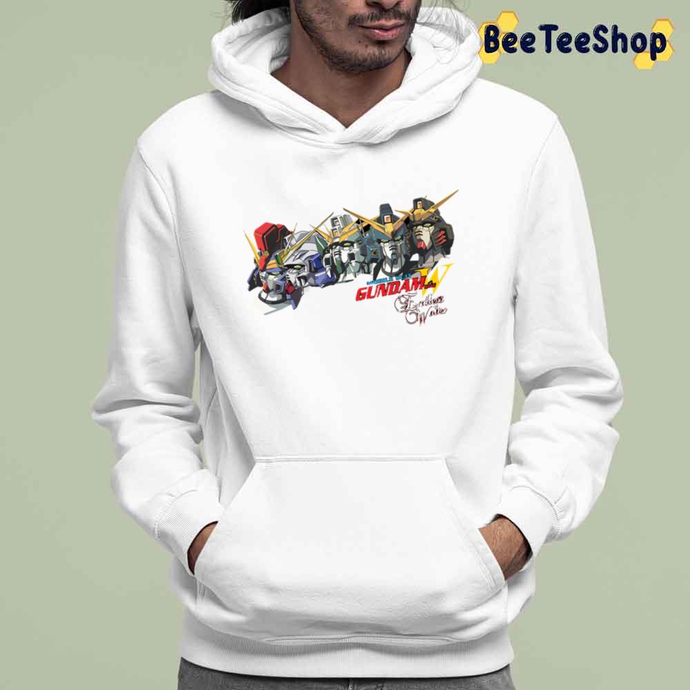 Gundam Wing Endless Waltz All Five Unisex T-Shirt Gundam Wing Endless Waltz All Five Unisex T-Shirt